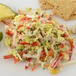 CRUNCHY JICAMA, CABBAGE AND PINEAPPLE SLAW