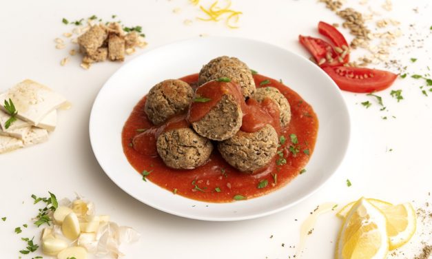 TOFU MEATBALLS WITH SWEET AND SOUR SAUCE